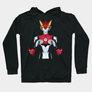 Ultraman Rosso (Low Poly Style) Hoodie